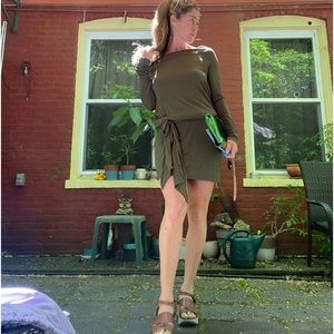 Haute Hippie Faux Wrap Back Long Sleeve
Dress Sz M